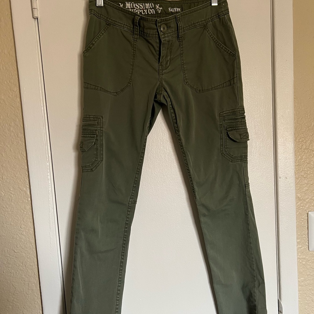 Green Mossimo Cargo Pants size 3